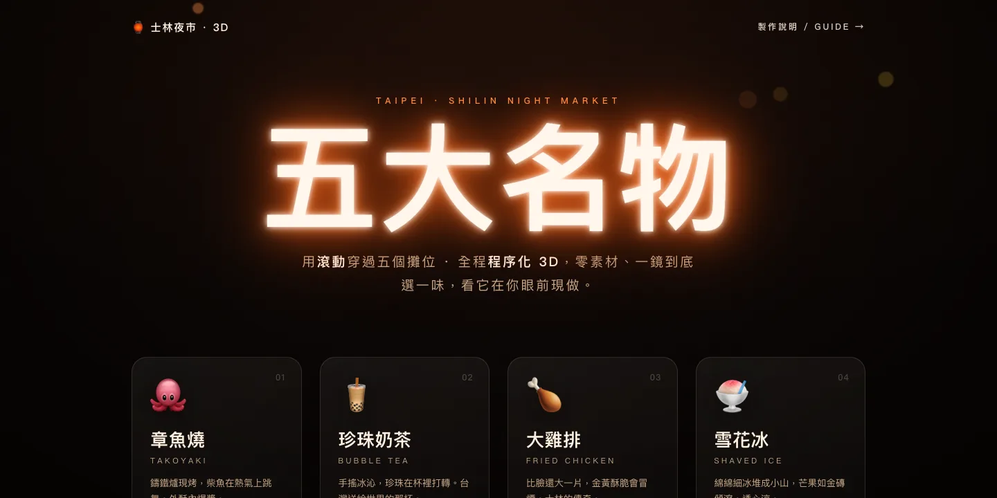 士林夜市五大名物